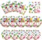 60Pcs Summer Plates and Napkins Set Beach Party Supplies Hawaiian Luau Plates and Napkins